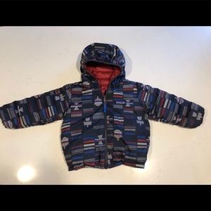 Reversible Patagonia Down Sweater 2T. EUC
